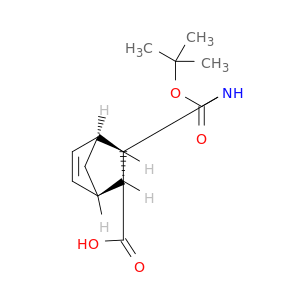 rel-(1S,2S,3R,4R)-3-((叔丁氧羰基)氨基)双环[2.2.1]庚-5-烯-2-羧酸