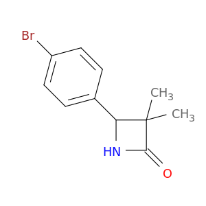 4-(4-Bromophenyl)-3,3-dimethylazetidin-2-one