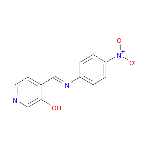 3-Pyridinol, 4-[(E)-[(4-nitrophenyl)imino]methyl]-