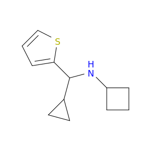 2-Thiophenemethanamine,N-cyclobutyl-a-cyclopropyl-