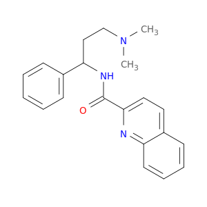 2-Quinolinecarboxamide, N-[3-(dimethylamino)-1-phenylpropyl]-
