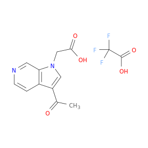 2,2,2-Trifluoroacetic acid compound with 2-(3-acetyl-1H-pyrrolo[2,3-c]pyridin-1-yl)acetic acid (1:1)