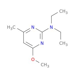 2-Pyrimidinamine, N,N-diethyl-4-methoxy-6-methyl-