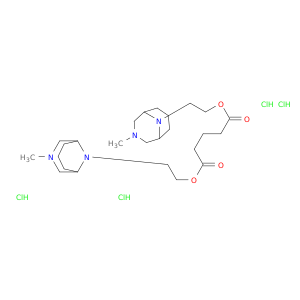 bis[2-(3-methyl-3,9-diazabicyclo[3.3.1]non-9-yl)ethyl] pentanedioate tetrahydrochloride