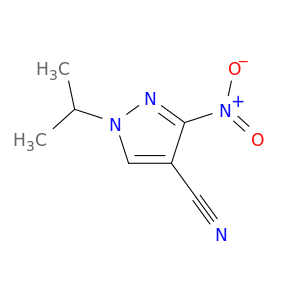 1H-Pyrazole-4-carbonitrile, 1-(1-methylethyl)-3-nitro-