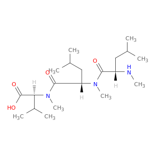 L-Valine, N-methyl-N-[N-methyl-N-(N-methyl-L-leucyl)-L-leucyl]-