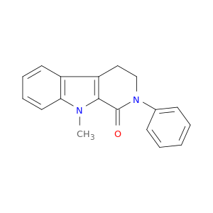1H-Pyrido[3,4-b]indol-1-one, 2,3,4,9-tetrahydro-9-methyl-2-phenyl-