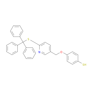Benzenethiol, 4-[[6-[(triphenylmethyl)thio]-3-pyridinyl]methoxy]-