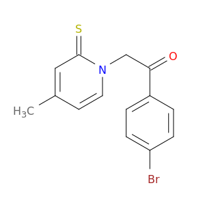 Ethanone, 1-(4-bromophenyl)-2-(4-methyl-2-thioxo-1(2H)-pyridinyl)-