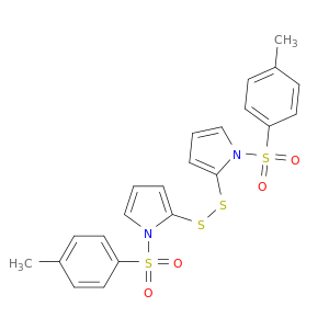 1H-吡咯,2,2'-二硫代石[1-[(4-甲基苯基)磺酰基]-