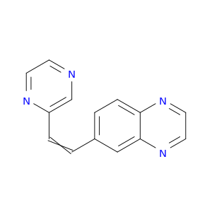 Quinoxaline, 6-(2-pyrazinylethenyl)-