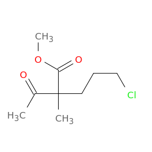 Pentanoic acid, 2-acetyl-5-chloro-2-methyl-, methyl ester