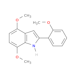 1H-Indole, 4,7-dimethoxy-2-(2-methoxyphenyl)-