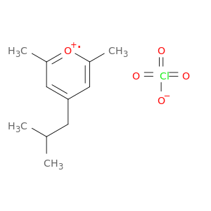 Pyrylium, 2,6-dimethyl-4-(2-methylpropyl)-, perchlorate