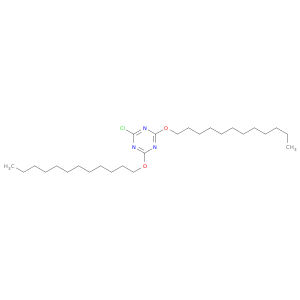 1,3,5-Triazine, 2-chloro-4,6-bis(dodecyloxy)-