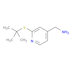 [2-(tert-Butylsulfanyl)pyridin-4-yl]methanamine