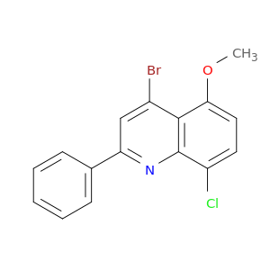 4-Bromo-8-chloro-5-methoxy-2-phenylquinoline