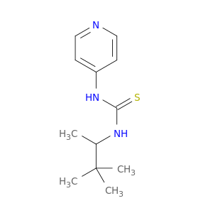 N-4-吡啶基-N'-(1,2,2-三甲基丙基)硫脲