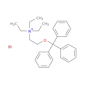 Ethanaminium,N,N,N-triethyl-2-(triphenylmethoxy)-, bromide (1:1)