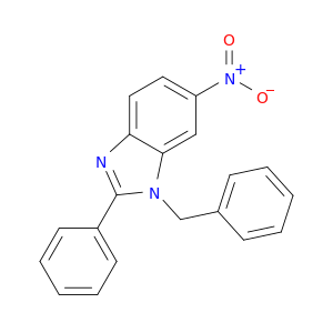 1H-Benzimidazole, 6-nitro-2-phenyl-1-(phenylmethyl)-