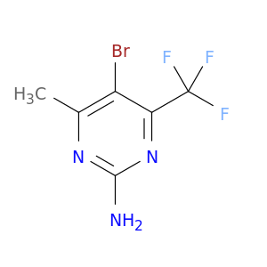 5-Bromo-4-methyl-6-(trifluoromethyl)pyrimidin-2-amine