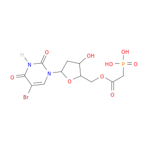 Uridine,5-bromo-2'-deoxy-, 5'-(phosphonoacetate) (9CI)