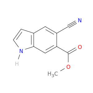 5-氰基-1H-吲哚-6-羧酸甲酯