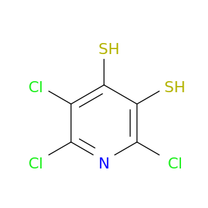3,4-Pyridinedithiol, 2,5,6-trichloro-