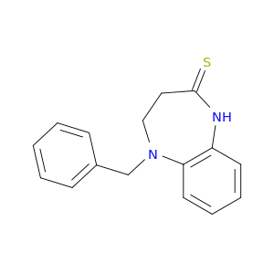 2H-1,5-Benzodiazepine-2-thione, 1,3,4,5-tetrahydro-5-(phenylmethyl)-