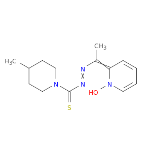 N-[1-(1-HYDROXYPYRIDIN-2-YLIDENE)ETHYLIMINO]-4-METHYL-PIPERIDINE-1-CARBOTHIOAMIDE