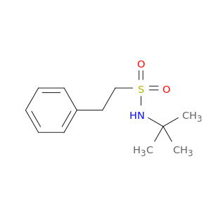 Benzeneethanesulfonamide, N-(1,1-dimethylethyl)-
