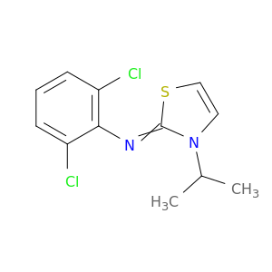 Benzenamine, 2,6-dichloro-N-[3-(1-methylethyl)-2(3H)-thiazolylidene]-