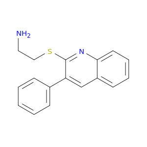 Ethanamine, 2-[(3-phenyl-2-quinolinyl)thio]-