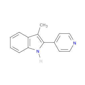 1H-Indole, 3-methyl-2-(4-pyridinyl)-