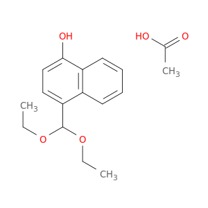 1-Naphthalenol, 4-(diethoxymethyl)-, acetate