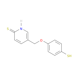 2(1H)-Pyridinethione, 5-[(4-mercaptophenoxy)methyl]-