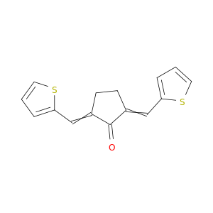 Cyclopentanone, 2,5-bis(2-thienylmethylene)-