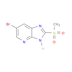 6-bromo-2-methanesulfonyl-3H-imidazo[4,5-b]pyridine