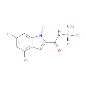 1H-Indole-2-carboxamide, 4,6-dichloro-N-(methylsulfonyl)-