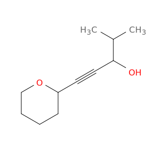 1-Pentyn-3-ol, 4-methyl-1-(tetrahydro-2H-pyran-2-yl)-