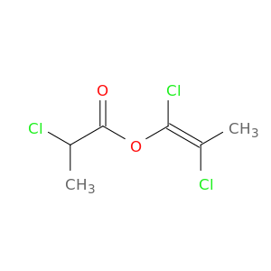 Propanoic acid, 2-chloro-, (1E)-1,2-dichloro-1-propenyl ester