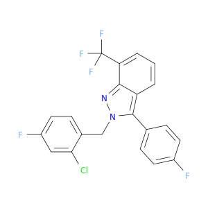 2-(2-氯-4-氟苄基)-3-(4-氟苯基)-7-(三氟甲基)-2H-吲唑