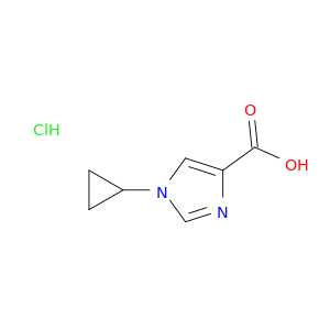 1-cyclopropyl-1H-imidazole-4-carboxylic acid hydrochloride