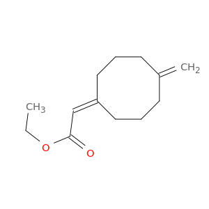 Acetic acid, (5-methylenecyclooctylidene)-, ethyl ester