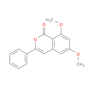 1H-2-Benzopyran-1-one, 6,8-dimethoxy-3-phenyl-