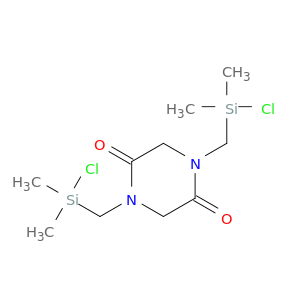 2,5-Piperazinedione, 1,4-bis[(chlorodimethylsilyl)methyl]-