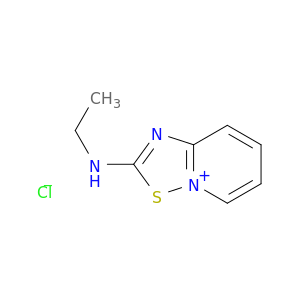 [1,2,4]Thiadiazolo[2,3-a]pyridin-4-ium, 2-(ethylamino)-, chloride