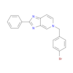 5H-Imidazo[4,5-c]pyridine, 5-[(4-bromophenyl)methyl]-2-phenyl-
