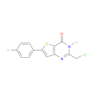 2-(氯甲基)-6-(4-氟苯基)Thieno[3,2-D]嘧啶-4(3h)-酮