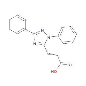 2-Propenoic acid, 3-(1,3-diphenyl-1H-1,2,4-triazol-5-yl)-